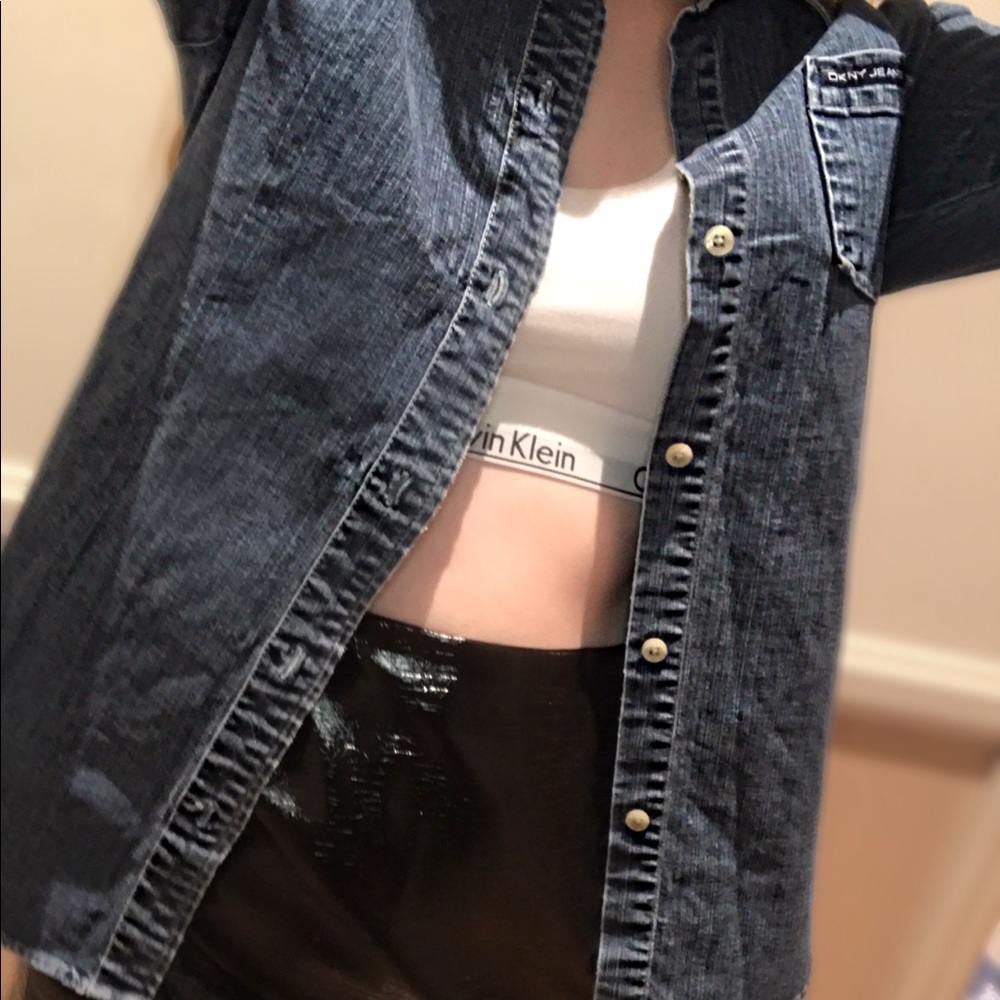 👖 DKNY Denim Long Sleeve Jean Shirt 👖